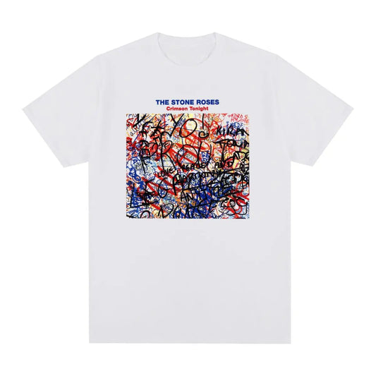 The Stone Roses : Crimson Tonight -T-shirt WHITE Sf6869df4ea0a41b8943382f3d7651450j Vintage Sounds T-Shirts T-Shirt