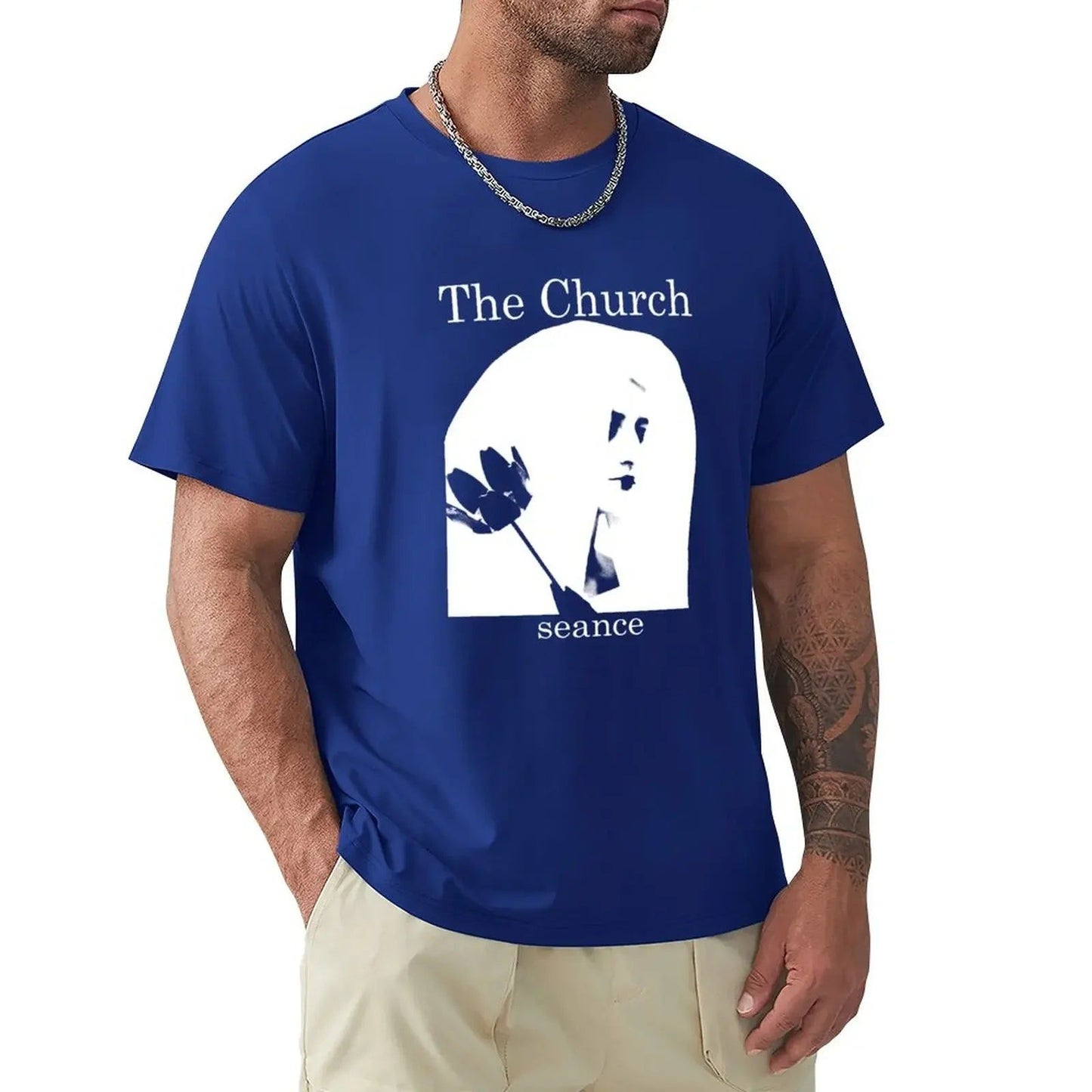 The Church-Seance- T-Shirt Navy The_Church-Seance-_T-Shirt_-_Vintage_Sounds_T-Shirts_-_-59897 Vintage Sounds T-shirts T-Shirt