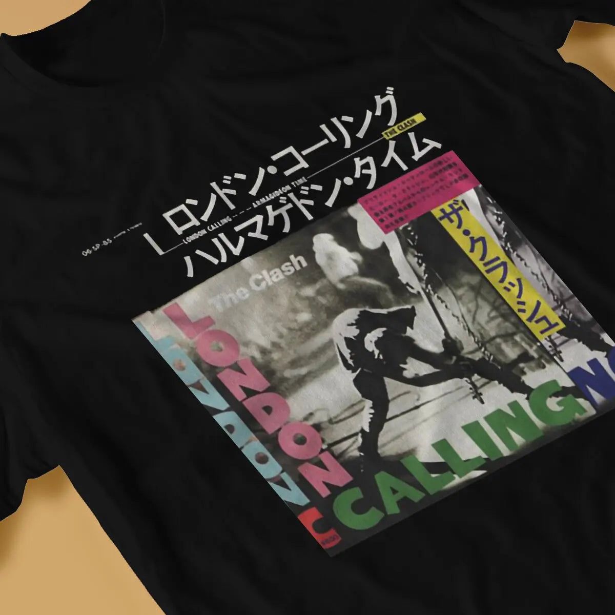 The Clash- London Calling- Japanese Variant The_Clash-_London_Calling-_Japanese_Variant_-_Vintage_Sounds_T-Shirts_-_-59906 Vintage Sounds T-shirts T-Shirt