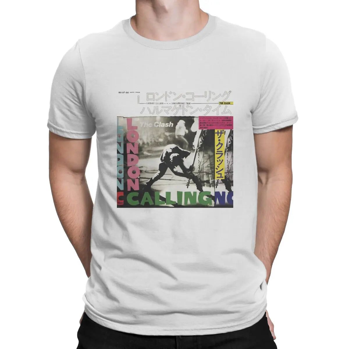 The Clash- London Calling- Japanese Variant WHITE The_Clash-_London_Calling-_Japanese_Variant_-_Vintage_Sounds_T-Shirts_-_-59915 Vintage Sounds T-shirts T-Shirt