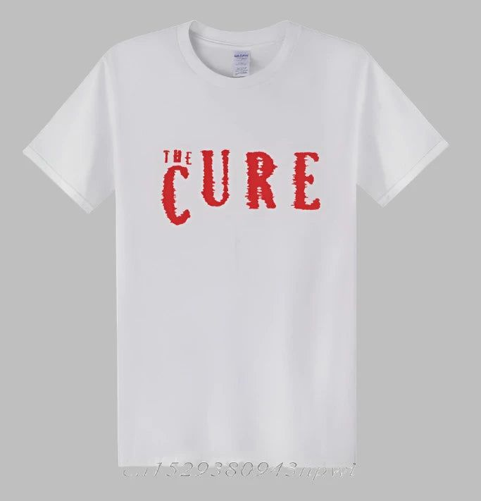 The Cure-T-Shirt White (Red Text) The_Cure-T-Shirt_-_Vintage_Sounds_T-Shirts_-_-59939 Vintage Sounds T-shirts T-Shirt
