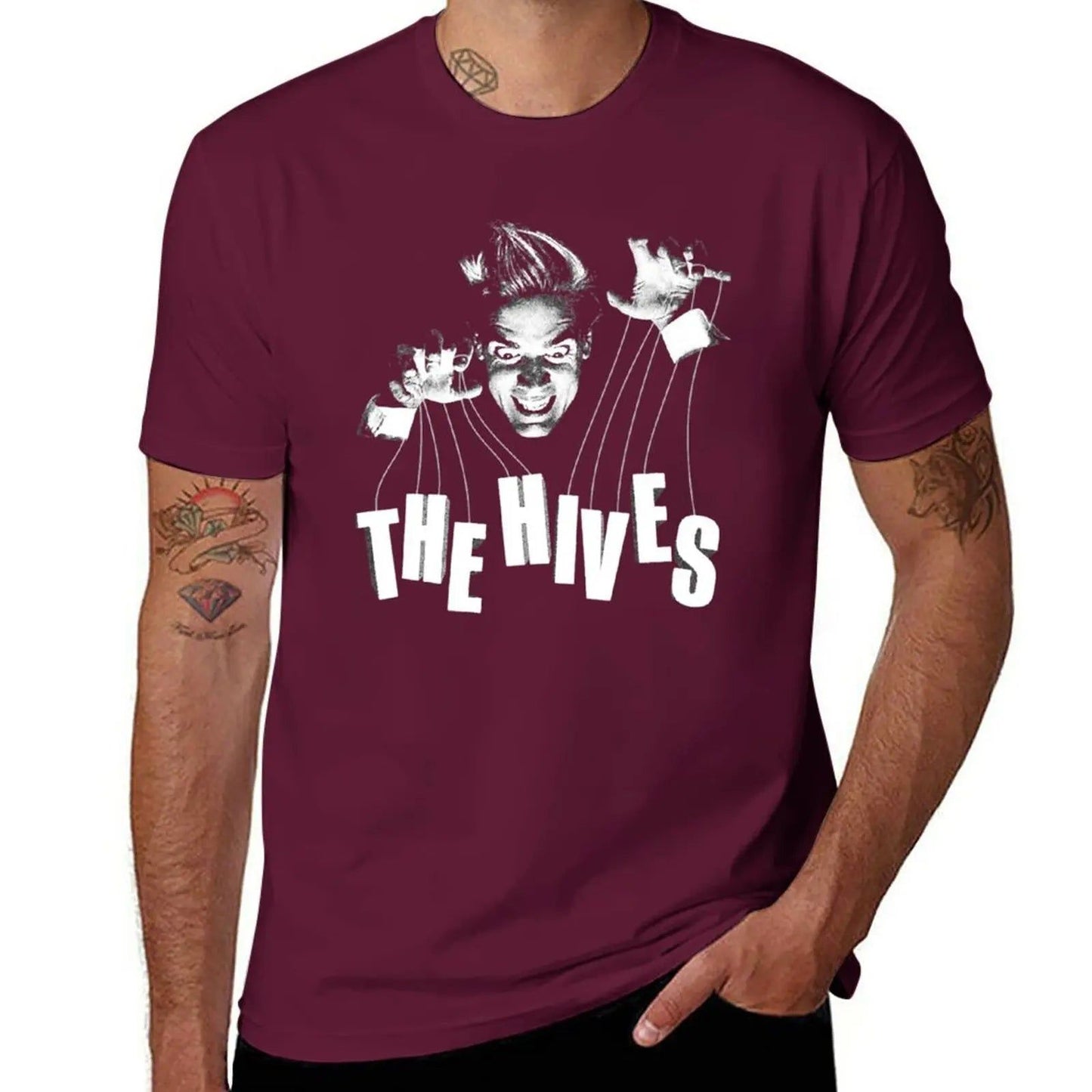 The Hives Maroon The_Hives_-_Vintage_Sounds_T-Shirts_-_-59954 Vintage Sounds T-shirts T-Shirt