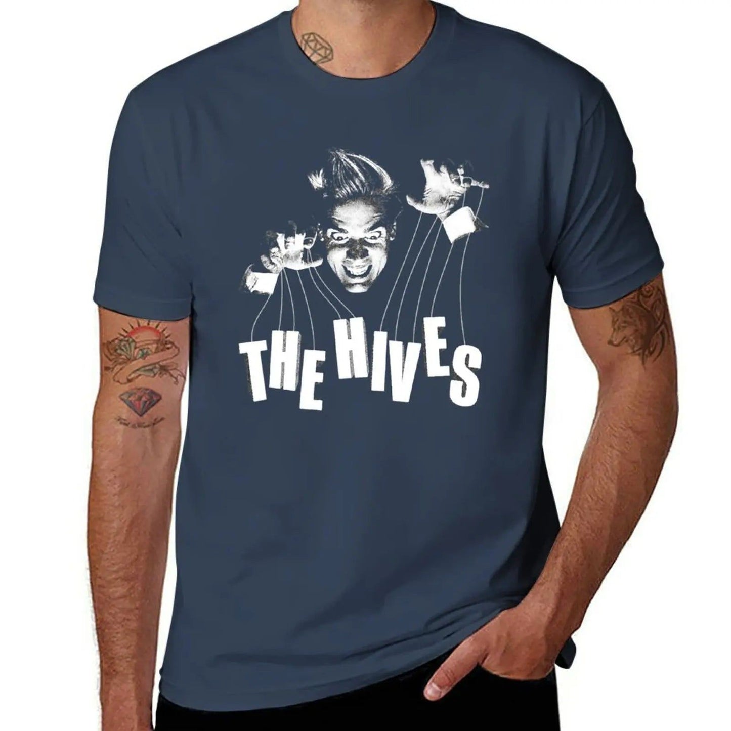 The Hives Navy The_Hives_-_Vintage_Sounds_T-Shirts_-_-59962 Vintage Sounds T-shirts T-Shirt