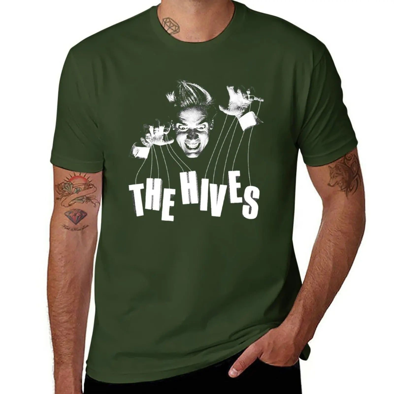 The Hives Army Green The_Hives_-_Vintage_Sounds_T-Shirts_-_-59963 Vintage Sounds T-shirts T-Shirt