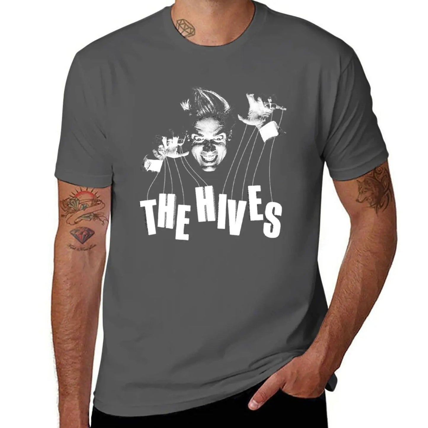 The Hives Dark Gray The_Hives_-_Vintage_Sounds_T-Shirts_-_-59965 Vintage Sounds T-shirts T-Shirt