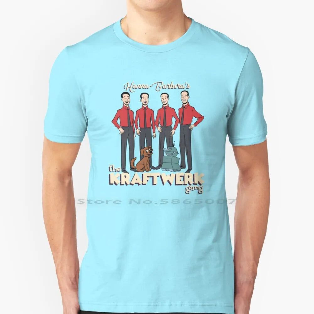 The Kraftwerk Gang T-Shirt MTee-Sky Blue The_Kraftwerk_Gang_T-Shirt_-_Vintage_Sounds_T-Shirts_-_-59976 Vintage Sounds T-shirts T-Shirt