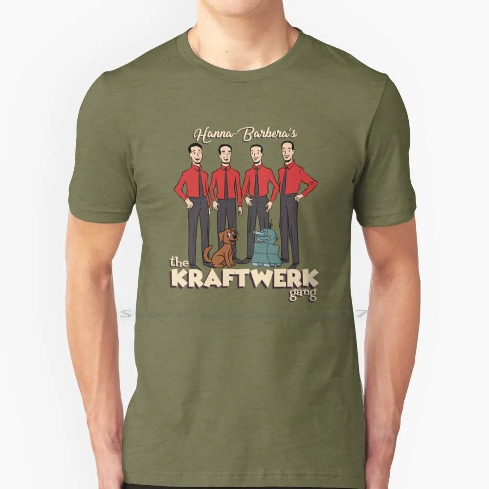 The Kraftwerk Gang T-Shirt MTee-Moss Green The_Kraftwerk_Gang_T-Shirt_-_Vintage_Sounds_T-Shirts_-_-59979 Vintage Sounds T-shirts T-Shirt