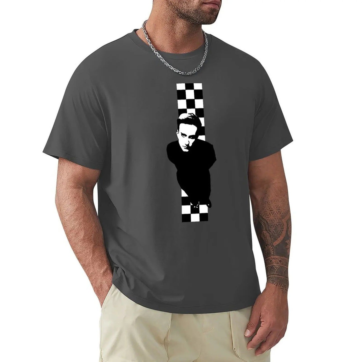 The LEGEND OF TERRY HALL- T-shirt Dark Gray The_LEGEND_OF_TERRY_HALL-_T-shirt_-_Vintage_Sounds_T-Shirts_-_-60007 Vintage Sounds T-shirts T-Shirt