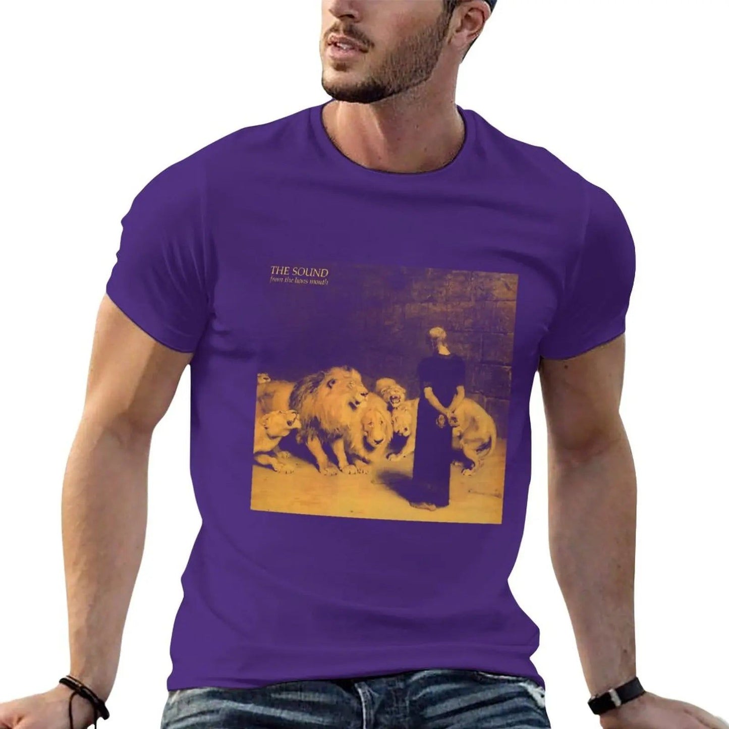 The Sound- From The Lions Mouth T-Shirt Purple The_Sound-_From_The_Lions_Mouth_T-Shirt_-_Vintage_Sounds_T-Shirts_-_-60071 Vintage Sounds T-shirts T-Shirt