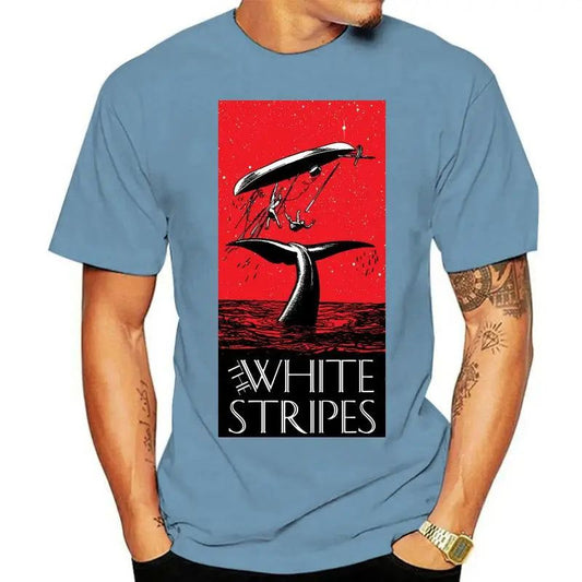 The White Stripes Men Haze blue The_White_Stripes_-_Vintage_Sounds_T-Shirts_-_-60105 Vintage Sounds T-shirts T-Shirt