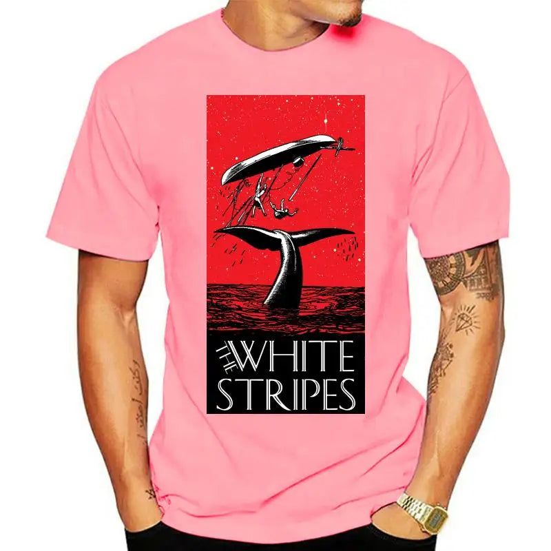 The White Stripes Men Deep pink The_White_Stripes_-_Vintage_Sounds_T-Shirts_-_-60106 Vintage Sounds T-shirts T-Shirt