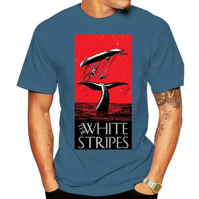 The White Stripes Men Azure blue The_White_Stripes_-_Vintage_Sounds_T-Shirts_-_-60122 Vintage Sounds T-shirts T-Shirt