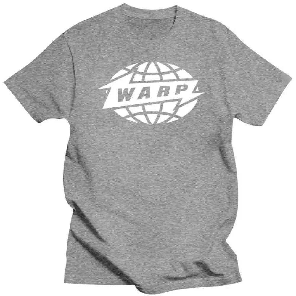 Warp Records T Shirt Grey Warp_Records_T_Shirt_-_Vintage_Sounds_T-Shirts_-_-60165 Vintage Sounds T-shirts T-Shirt